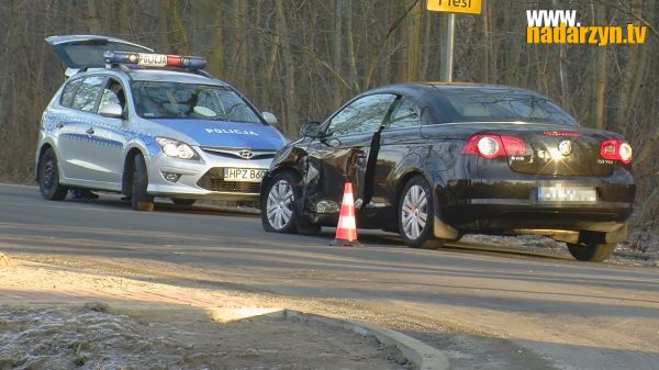 Uwaga, OSTROŻNIE!!! Wypadek w Walendowie